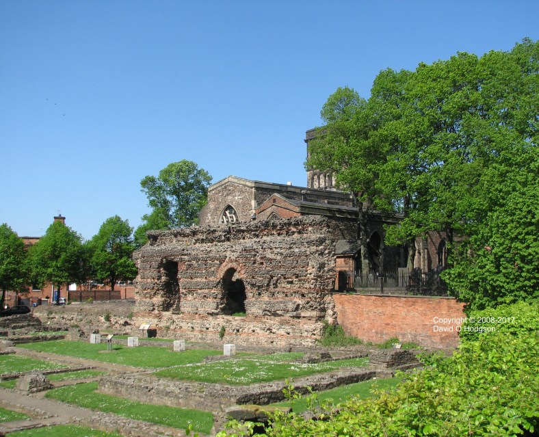 Jewry Wall & St. Nicholas' Church, Leicester, in 2008