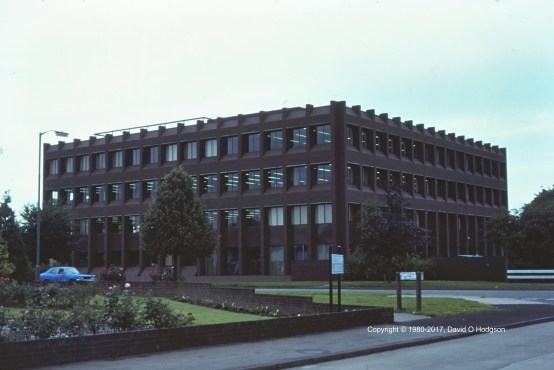 Insurance Building on Gatehouse Road, Aylesbury, in 1980