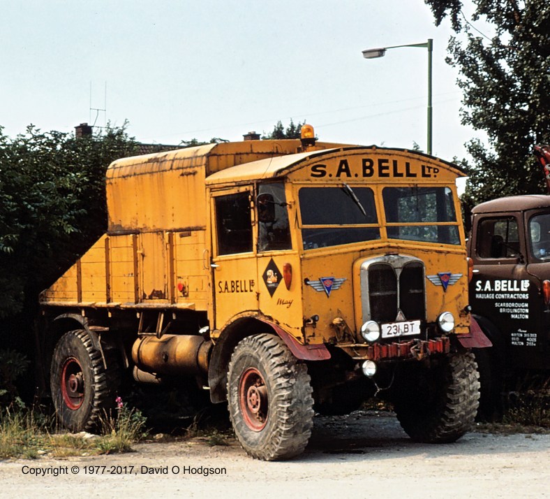 AEC Matador "May" of S A Bell, Malton, 1977