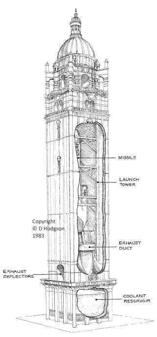 Queens Tower Missile Installation, 1983