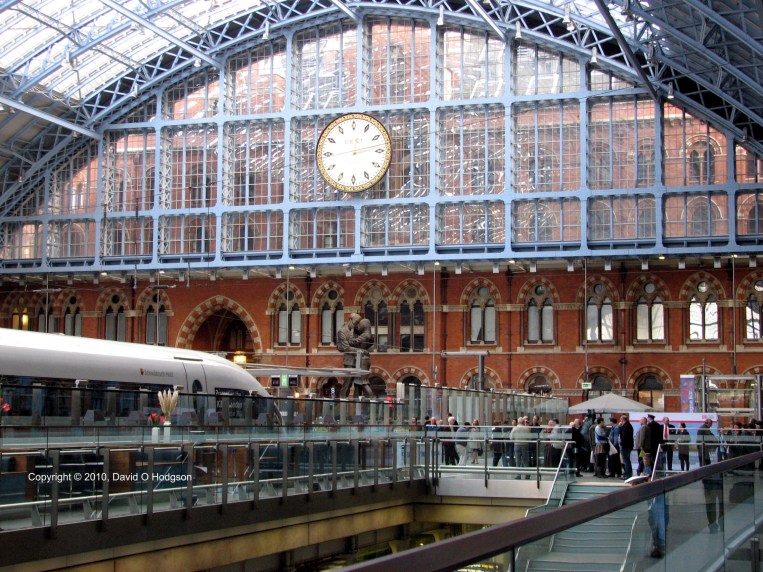 Interior of St. Pancras International Station, 2010