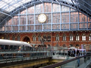 Interior of St. Pancras International Station, 2010