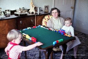 Playing with Dinky and Corgi Cars, 1963