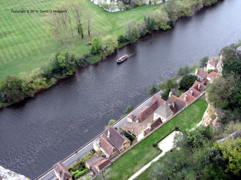 Beynac from above, 2014