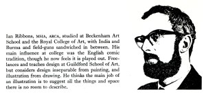 Ian Ribbons Biography from "Illustrators at Work"