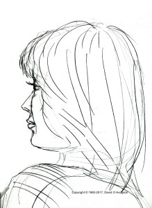 Life Drawing Sketch, St Martins School of Art, 1982