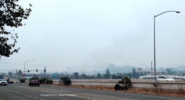 Hilton Hotel burning, Santa Rosa