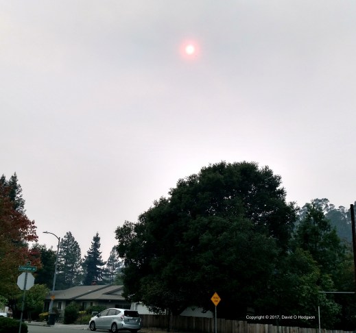 Smoke-shrouded Sun