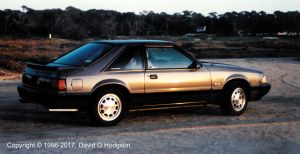 My 1989 Ford Mustang, in Monterey