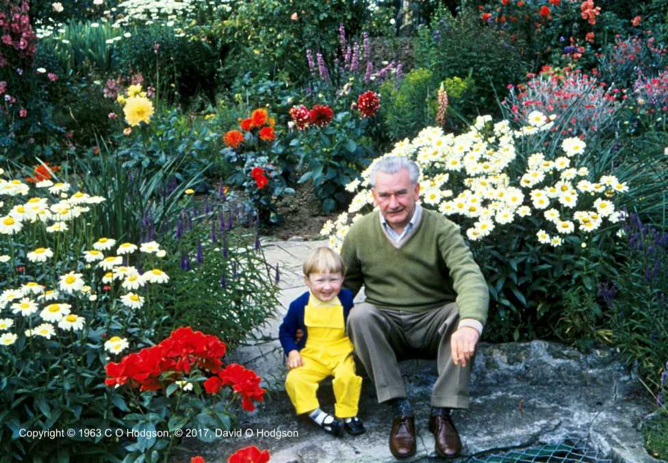 My Father with Me in our Back Garden, 1963