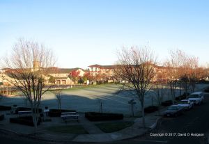 Village Green Park with Frost