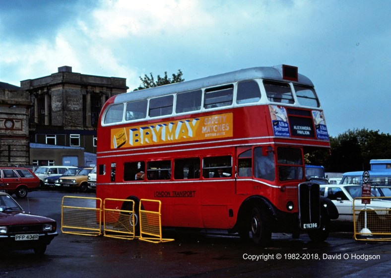 London Transport RT 1 at Alexandra Palace, 1982