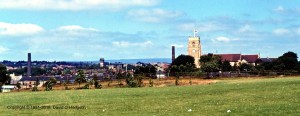 Panorama of Middleton, Manchester, 1981