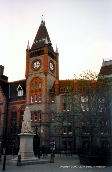 Reading Town Hall, Following an External Cleaning, in 2001