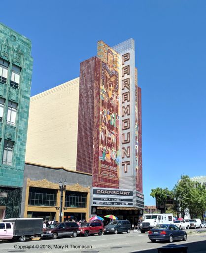 Exterior of the Paramount Theatre, Oakland