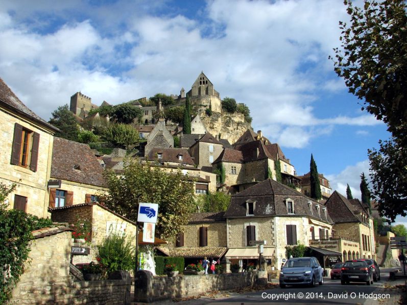 Beynac from the River Bank