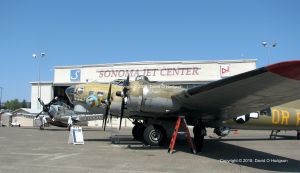 B-17 Flying Fortress at Sonoma Jet Center