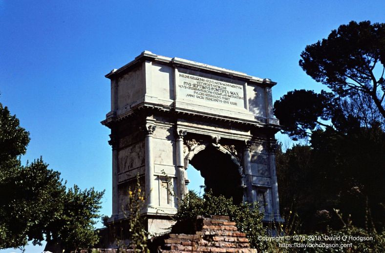 Arch of Titus, Via Sacra, Rome
