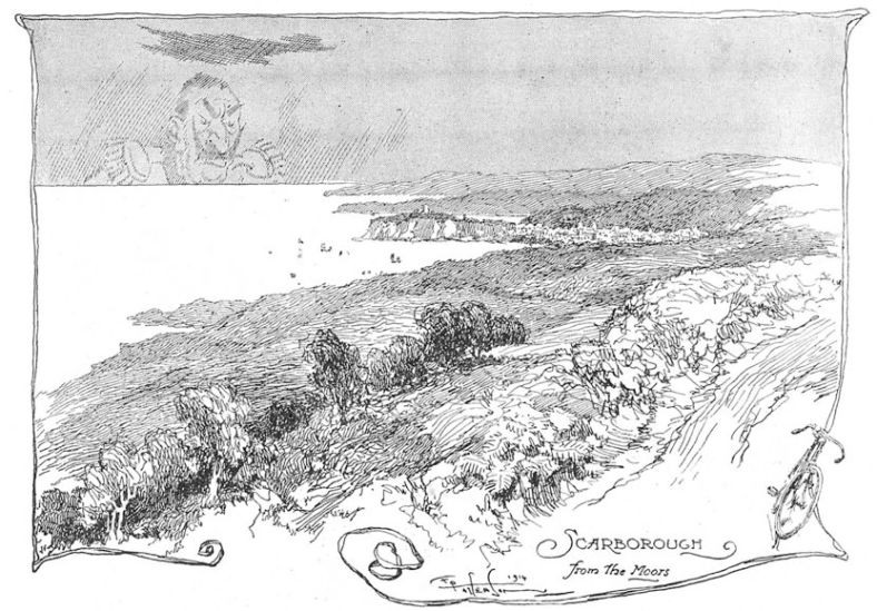 Scarborough from the Moors, 1914. Copyright Frank Patterson