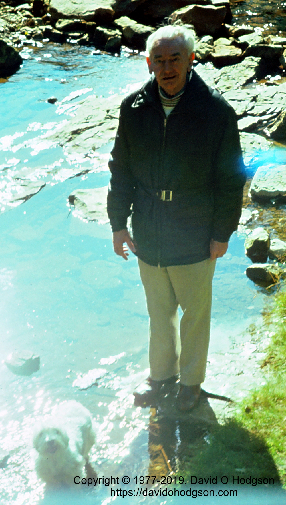 At May Beck with Meg, 1977